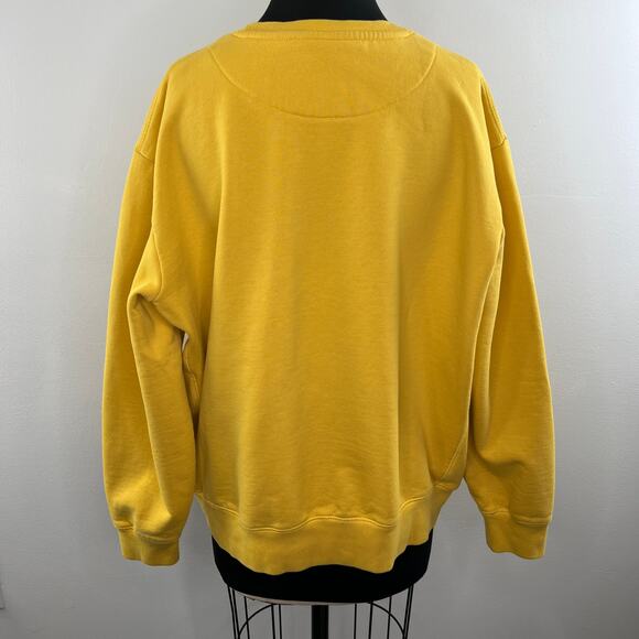 Original Favorites LIFTED Yellow Long Sleeve Crewneck Pullover Sweatshirt XL - Picture 4 of 9